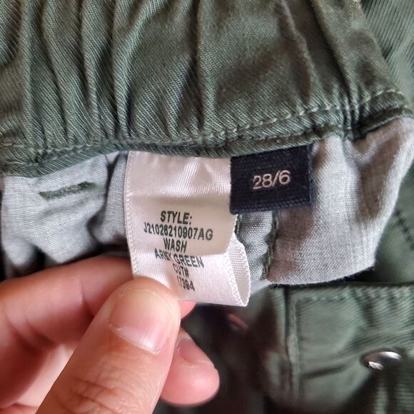 Veronica Beard Army Green High Rise Tedi Tapered Leg Pants Size 28/6 - Picture 12 of 14